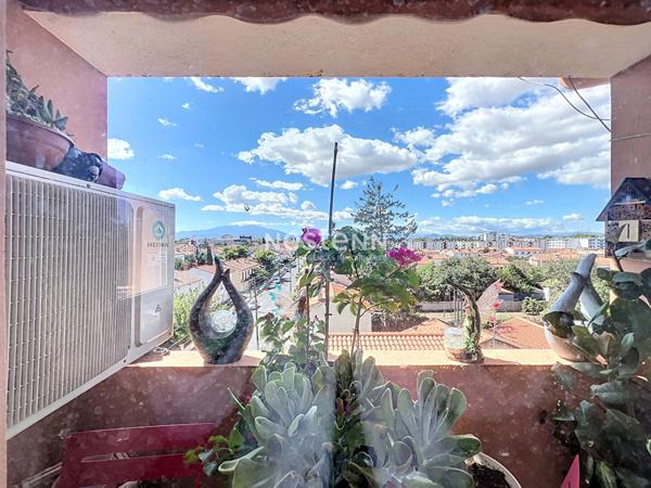 Perpignan Appartement  4 pieces avec balcon et garage