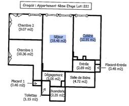À Combs-la-Ville – Bel Appartement 3 pièces de 66 m² dans belle résidence arborée, au dernier étage (4/4) avec parking couvert et cave