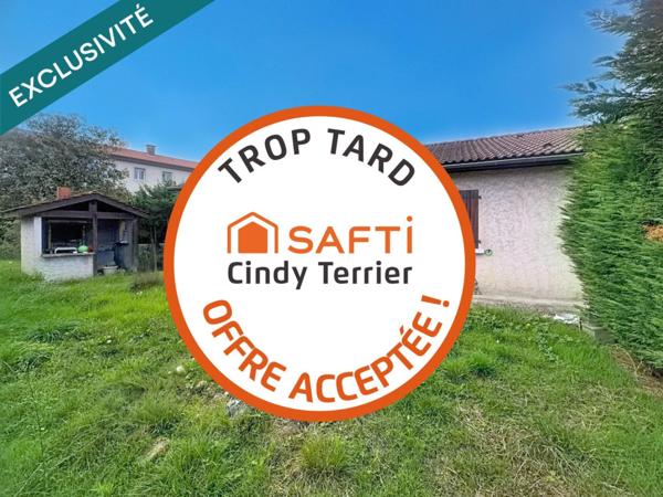 Maison plain pied au calme avec travaux à prevoir