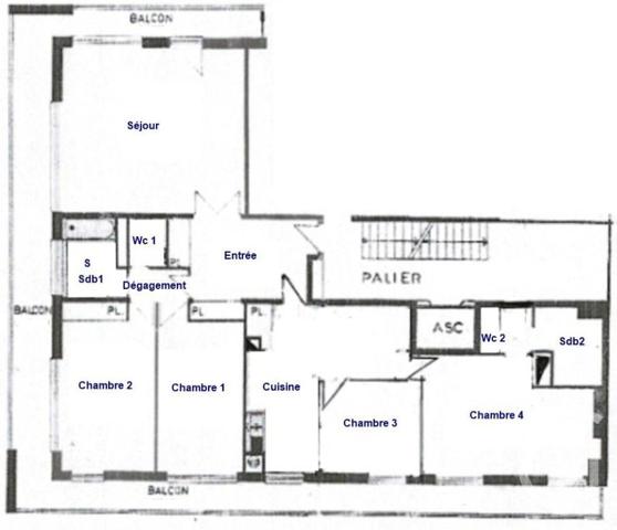 Appartement F5 à vendre  5 pièces - 130,63 m2 BOULOGNE BILLANCOURT - 92
