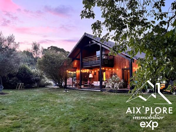 Coup de cœur à Tresserve : magnifique maison individuelle 4 pièces, sur terrain plat d'exception constructible de 2 288 m², accès lac à pied