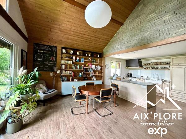 Coup de cœur à Tresserve : magnifique maison individuelle 4 pièces, sur terrain plat d'exception constructible de 2 288 m², accès lac à pied