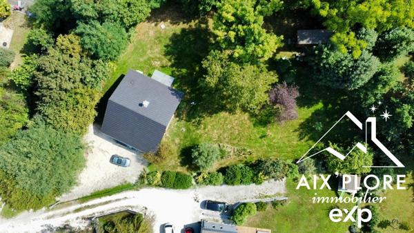 Coup de cœur à Tresserve : magnifique maison individuelle 4 pièces, sur terrain plat d'exception constructible de 2 288 m², accès lac à pied