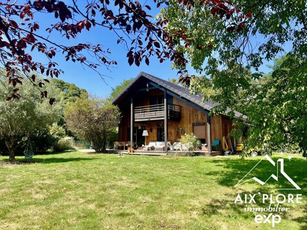 Coup de cœur à Tresserve : magnifique maison individuelle 4 pièces, sur terrain plat d'exception constructible de 2 288 m², accès lac à pied