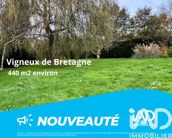 Terrain à vendre 440 m² Vigneux-de-Bretagne