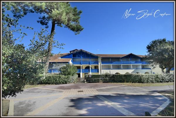 Appartement à vendre 2 pièces de 36 m² environ SOUSTONS (40) vue du lac marin avec terrasse