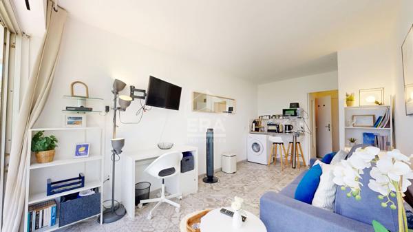 NICE - FLEURS : JOLI STUDIO PLEIN SUD AU CALME