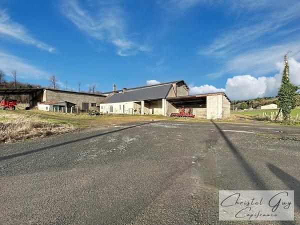 A vendre Vaas (72500), 10 minutes de Montval sur Loir – En campagne, ensemble immobilier avec maison d’habitation et vaste entrepôt