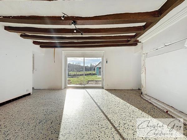 A vendre Vaas (72500), 10 minutes de Montval sur Loir – En campagne, ensemble immobilier avec maison d’habitation et vaste entrepôt