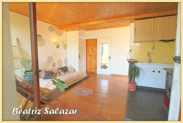 A Seyne-les-Alpes appartement T2, 31 m² avec terrasse, jardin et grand atelier dans un environnement très calme.