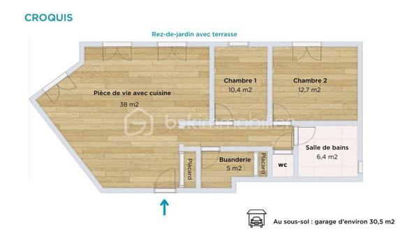 Appartement de 79 m²