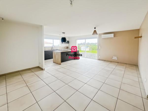 Maison de plain-pied - 3 chambres - jardin