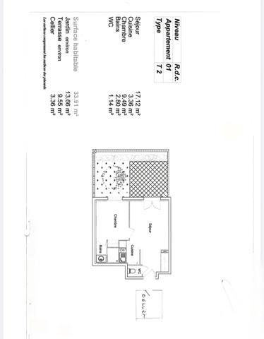 Appartement à vendre 2 pièces 33 m² Talence