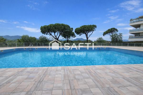 T3 rez-de-jardin avec vue Rocher de Roquebrune