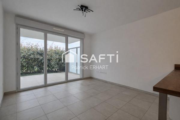 T3 rez-de-jardin avec vue Rocher de Roquebrune