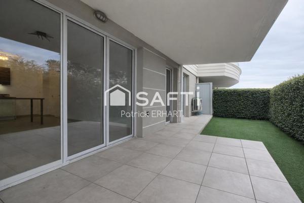 T3 rez-de-jardin avec vue Rocher de Roquebrune