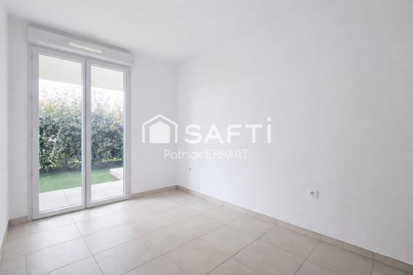 T3 rez-de-jardin avec vue Rocher de Roquebrune