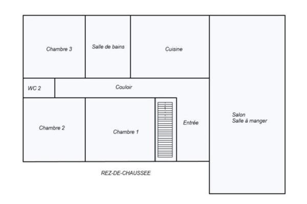 Maison à vendre pavillon 5 pièces, 3 chambres LHOMME (72) 97m², terrain de 840 m²