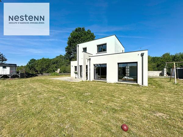 À Vendre - Superbe Maison Contemporaine de 2016 à La Forêt-Fouesnant - Pays Fouesnantais - Vie de plain pied - 700 m2 de terrain
