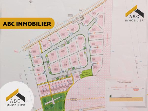 Orange (84100) Terrain constructible de 1097 m2 sur ORANGE