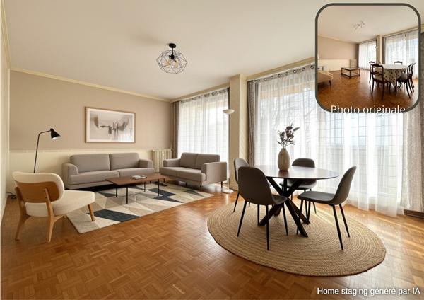 Appartement  T3 lumineux - Balcon -  Le Mans quartier BOLLÉE