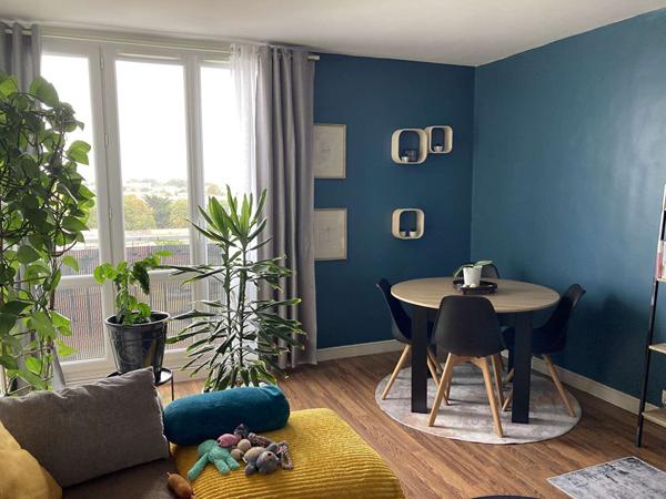 Appartement La Rochelle 64 m, 2 chambres, stationnement, balcon et ascenseur
