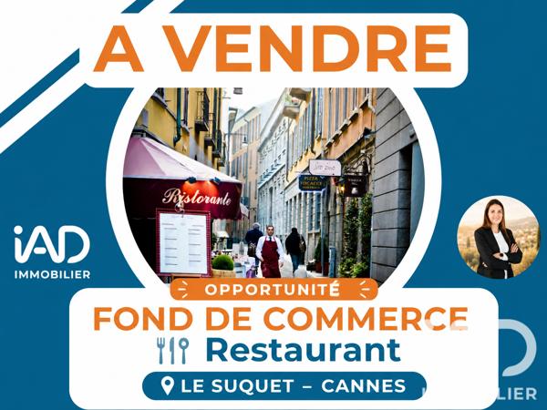 Restaurant à vendre 80 m² Cannes