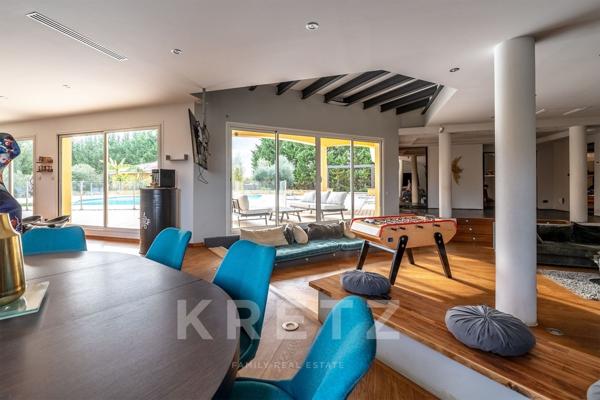 Villa contemporaine de 550m², avec deux piscine et spa