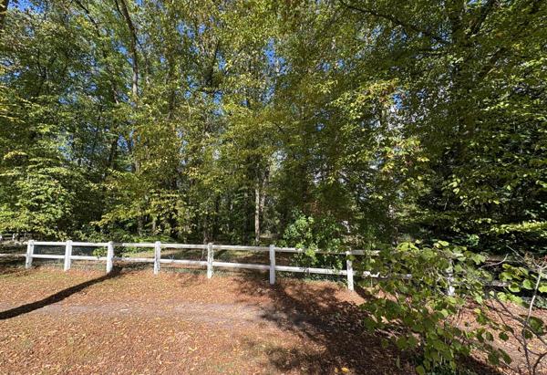 Grand terrain dans le domaine du lys