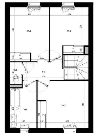 RENNES - Rue Honore Commereuc - MAISON - 3 CHAMBRES