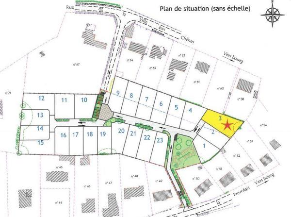 Terrain à vendre 505 m² Malansac