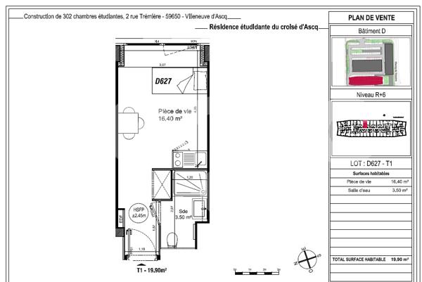 Location 1 Pieces 19 59650 Villeneuve D Ascq 15 0261 01 0308