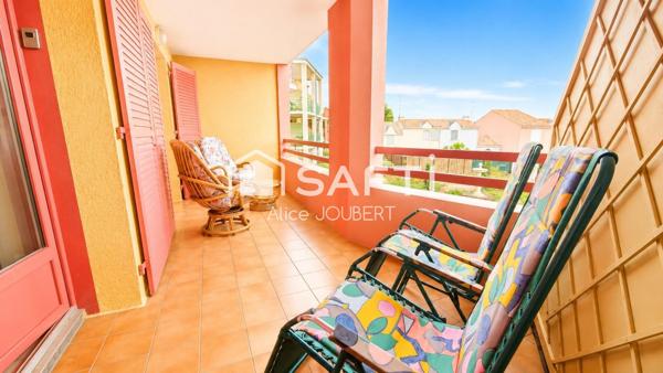 Appartement T3, secteur d'exception, à pied de la plage du Veillon, du port et du golf de Bourgenay.