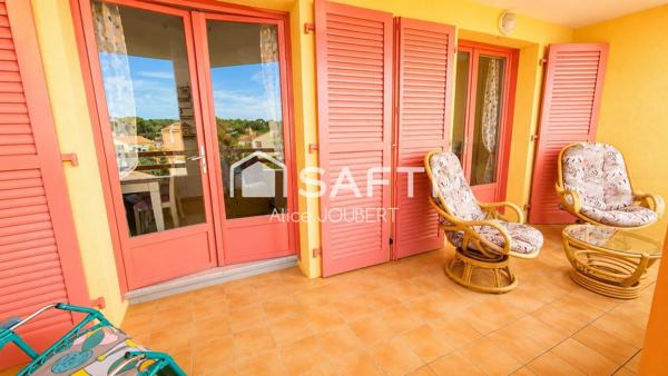 Appartement T3, secteur d'exception, à pied de la plage du Veillon, du port et du golf de Bourgenay.