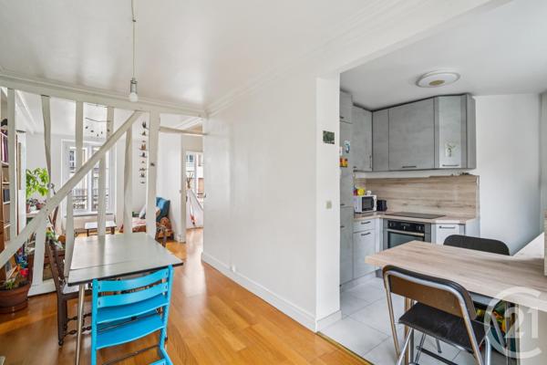 Appartement F3 à vendre  3 pièces - 59,12 m2 PARIS - 75019