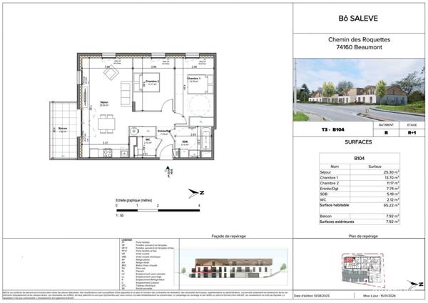 Appartement à vendre 3 pièces 65 m² Beaumont