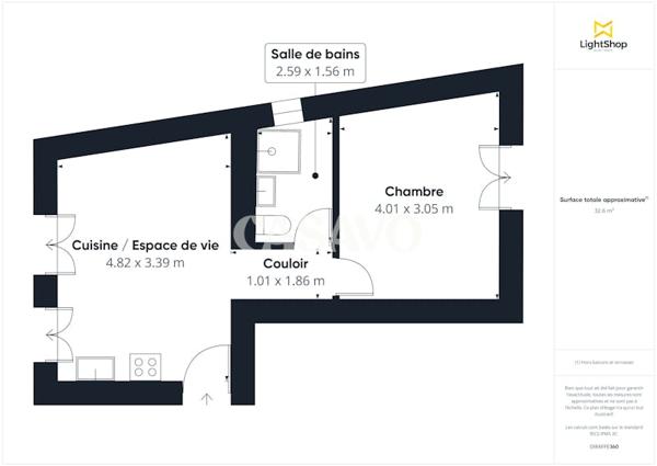 Vente Appartement 2 pièces de 35m² - 93430 Villetaneuse