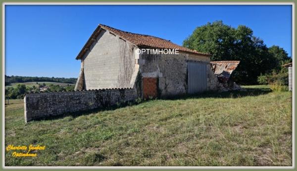 Maison à vendre 3 pièces Proche de MONTMOREAU SAINT CYBARD (16)