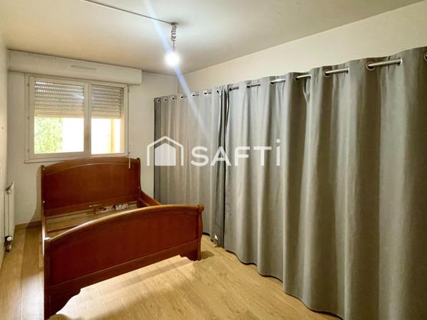 Lumineux T4 de 87 m² avec balcon et parking