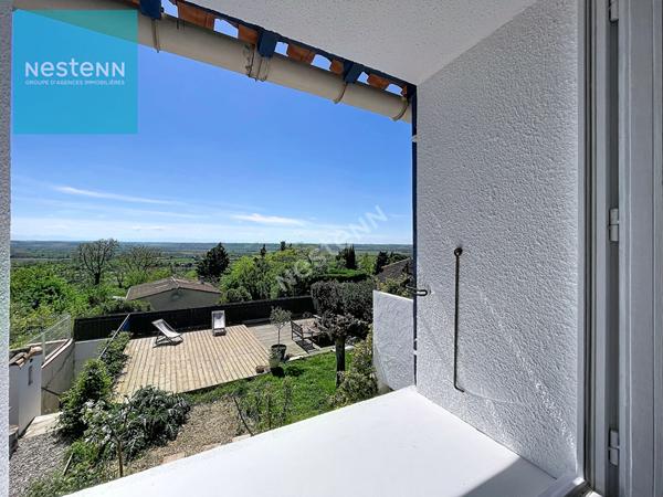 Maison de village rénovée, 196m², 5 chambres, jardin vue Pyrénées et garage, 5 min Villefranche de Lauragais