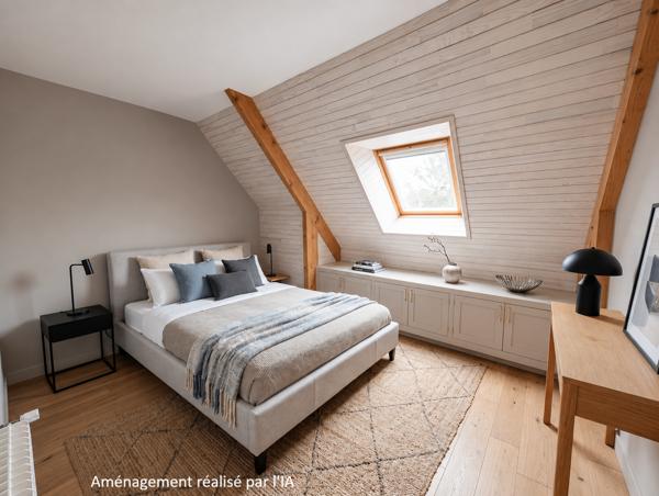 44410 HERBIGNAC - Centre -  Maison 5 chambres - belle vie de plain-pied- garage sous-sol