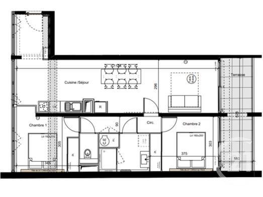 Appartement F1 à vendre  3 pièces - 69,80 m2 LA GRANDE MOTTE - 34