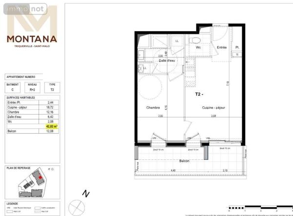 Appartement à louer à Saint-Malo en Ille-et-Vilaine (35400), ref : 35104-L122   
Marville-Hippodrome