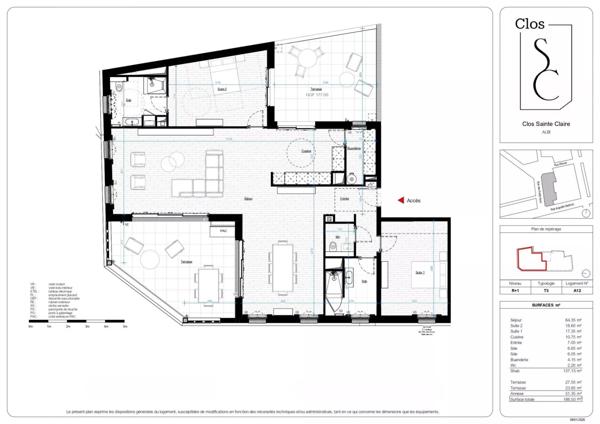 Vente Appartement 3 pièces 137 m2 à Albi