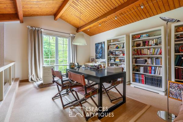 Maison d’architecte seventies et sa maison d’été sur parc