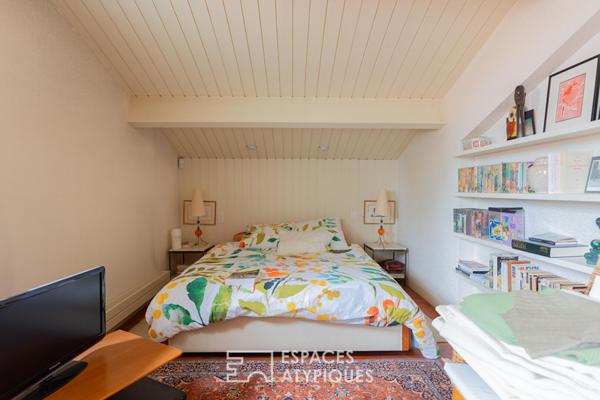 Maison d’architecte seventies et sa maison d’été sur parc