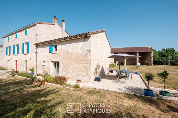 Longère rénovée et son parc verdoyant