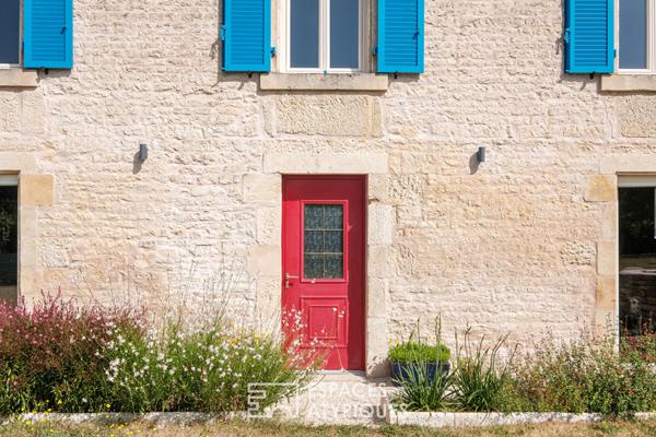 Longère rénovée et son parc verdoyant