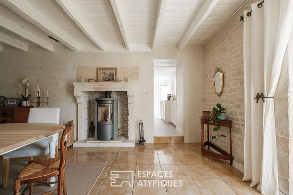 Longère rénovée et son parc verdoyant