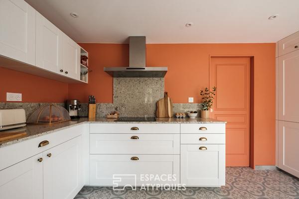 Longère rénovée et son parc verdoyant